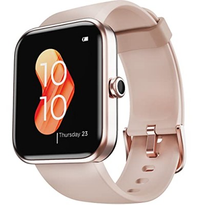 boAt Xtend Smartwatch with Alexa Built-in, 1.69” HD Display, Multiple Watch Faces, Stress Monitor, Heart & SpO2 Monitoring, 14 Sports Modes, Sleep Monitor & 5 ATM Water Resistance(Sandy Cream)