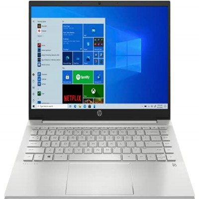 HP Pavilion 14 Ryzen 5 14-inch (35.56 cms) Thin & Light FHD Laptop (8GB/512GB SSD/Windows 10/Natural Silver/1.41 kg), 14-ec0035AU