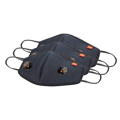 Swiss Military Superguard -S95+ Pro 6 LayerMulti protection Mask S95+ PRO FM3 Double respirator Filter Large Size (Pack of 3)