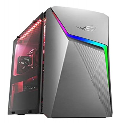 ASUS ROG Strix GL10, 6 Cores AMD Ryzen 5-3600X 3rd Gen, Gaming Desktop (8GB/1TB HDD + 256GB SSD/4GB NVIDIA GeForce GTX 1650 Graphics/Windows 10/with Keyboard & Mouse/Gray/8 Kg), G10DK-53600X018T