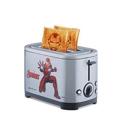 Bajaj Avengers 650W Pop-Up Toaster with Plate (Silver)