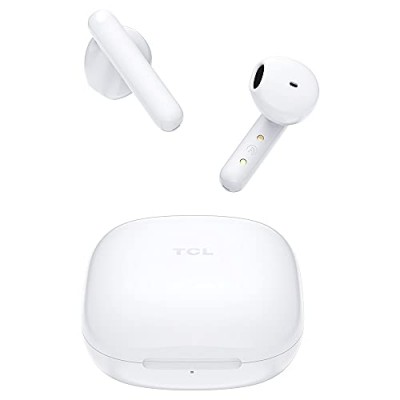 TCL S150 in-Ear True Wireless Earbuds (TWS) with Bluetooth 5.0, Deep Bass, Noise Isolation, Touch Control, 20Hrs Playtime, Waterproof, 13mm Drivers, Type C Interface & Easy Access Controls with Mic