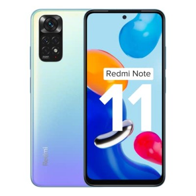 Redmi Note 11 (Starburst White, 4GB RAM, 64GB Storage)|90Hz FHD+ AMOLED Display | Qualcomm® Snapdragon™ 680-6nm