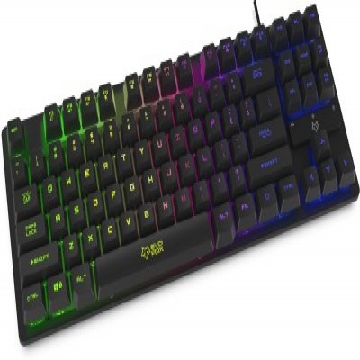 AMKETTE EvoFox Fireblade LED Backlit Wired USB Gaming Keyboard(Black)