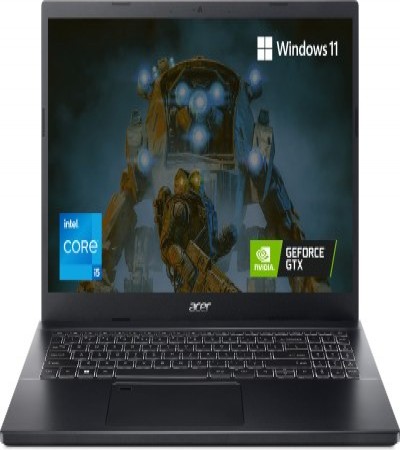acer Aspire 7 Core i5 12th Gen - (8 GB/512 GB SSD/Windows 11 Home/4 GB Graphics/NVIDIA GeForce GTX 1650) A715-5G/ A715-51G-57Y1/ A715-51G-527C Gaming Laptop(15.6 inch, Charcoal Black, 2.1 Kg)