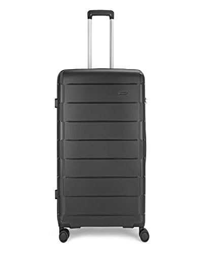 Aristocrat Jude 76cm Polypropylene Hardsided Large Luggage 8W Black Strolley