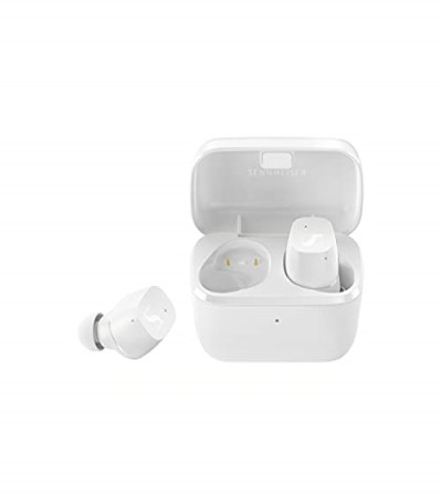 Sennheiser CX True Wireless Earbuds - Bluetooth in-Ear Headphones for Music and Calls with Passive Noise Cancellation, Customizable Touch Controls, Bass Boost, IPX4 and 27-Hour Battery Life, White