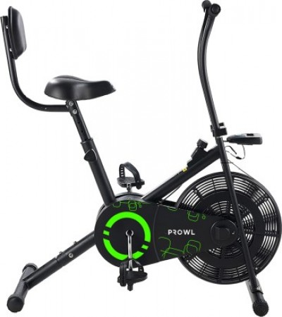 PROWL GT-20 Fixed Handles with Back Support Upright Stationary Exercise Bike(Black)